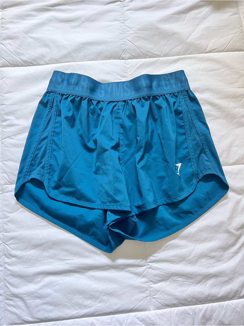 Gymshark Teal Women's Athletic Running Shorts
